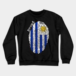 Uruguay flag Crewneck Sweatshirt